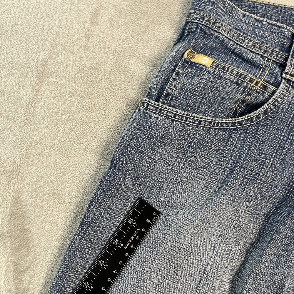 Vintage Southpole Gold Tab Denim Shorts Men's 34* Blue Baggy Skater Hip Hop - Picture 9 of 15